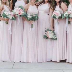 Dessy Bridesmaids Dress Blush Style 2988
